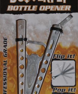 Butterfly Knife Bottle Opener Card