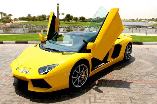 Yellow Lamboghini